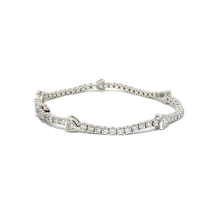 Lab-Grown Arrow Diamond Bracelet