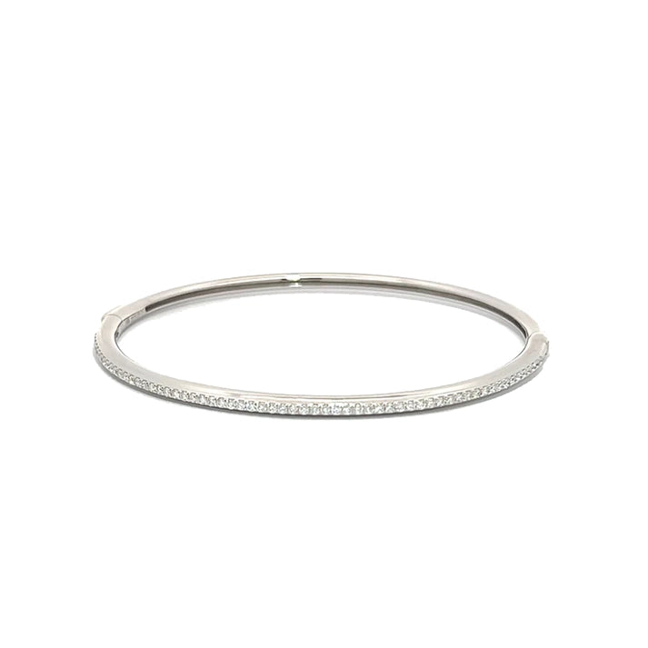 Half Eternity Diamond Bangle