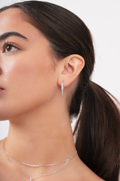 Illusion Thin Hoop Earrings