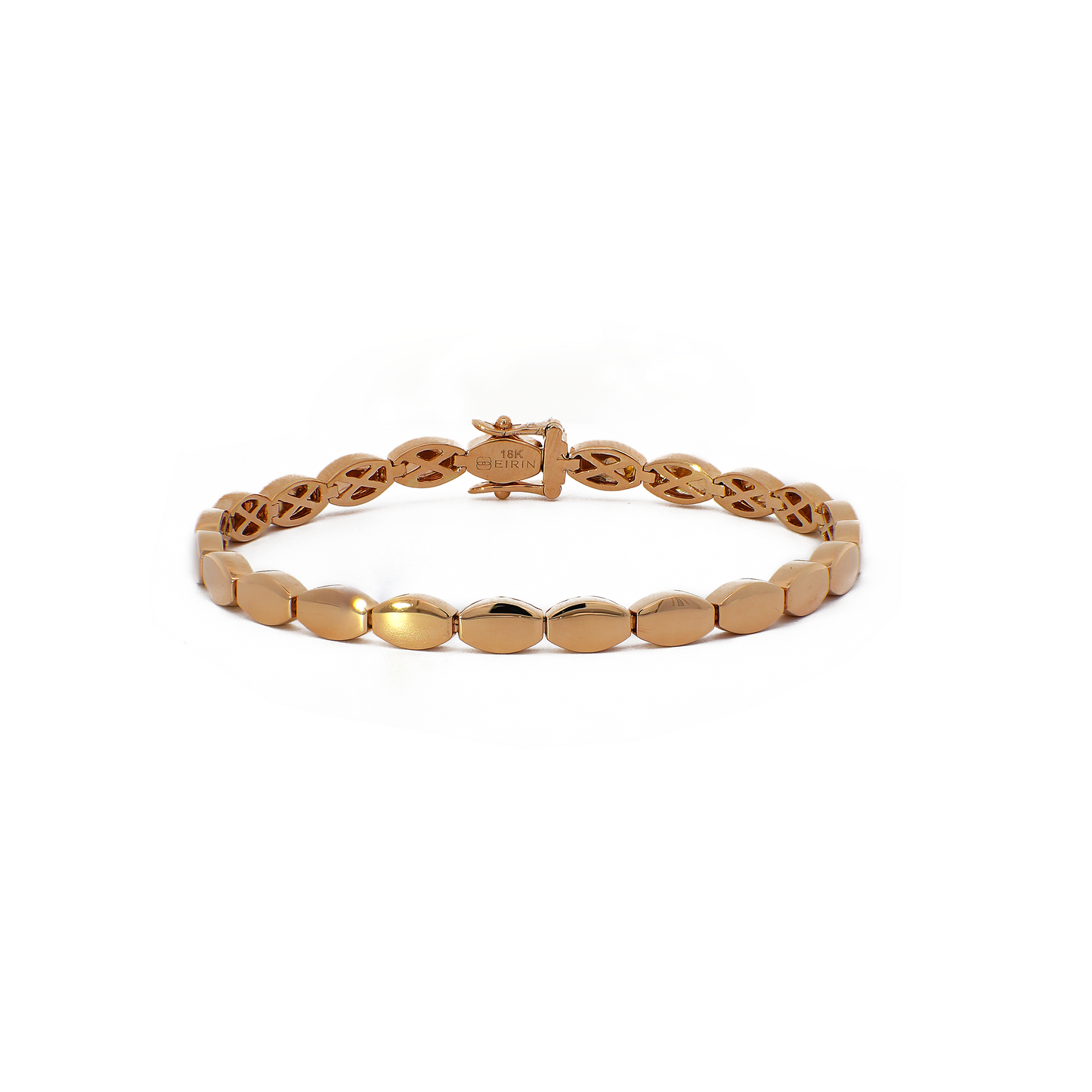 Rounded Gold Bar Bracelet