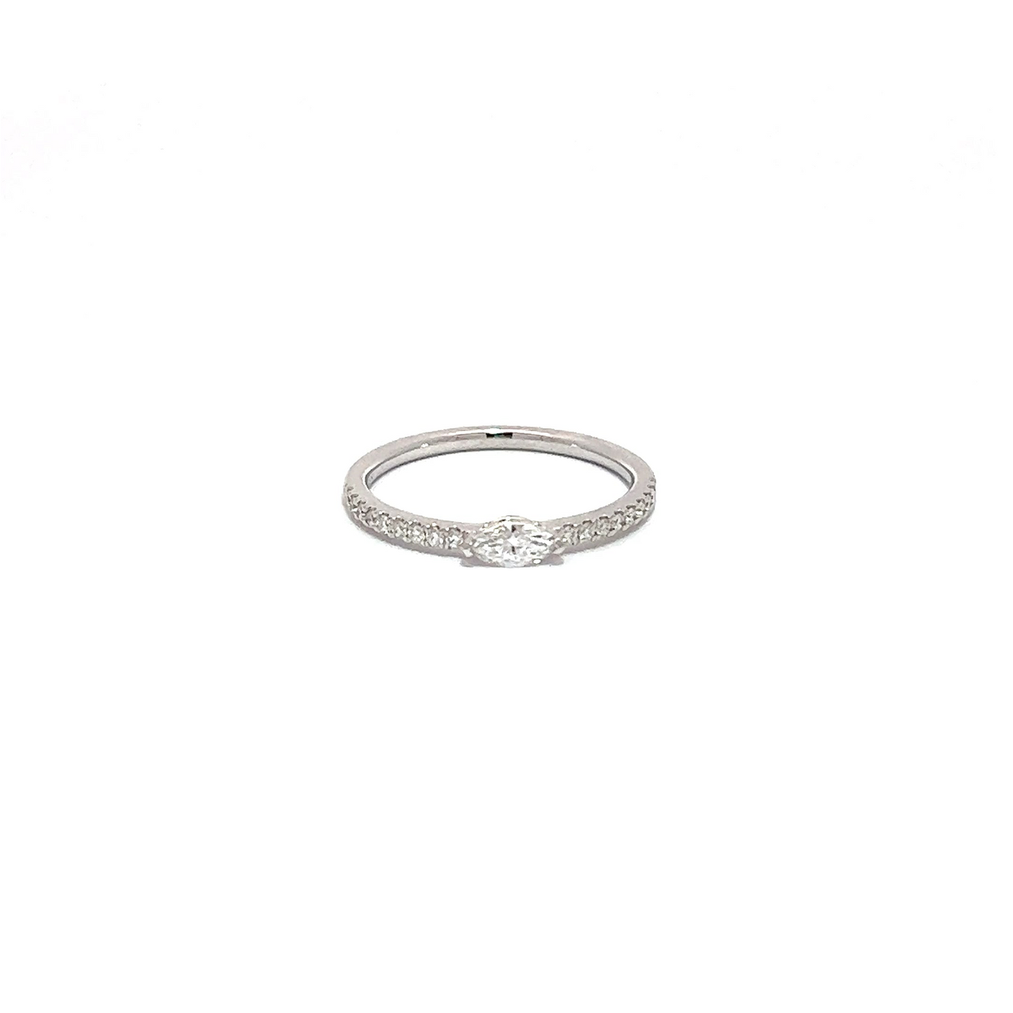 Large Marquise Half Eternity Ring – Eirin Jewelry