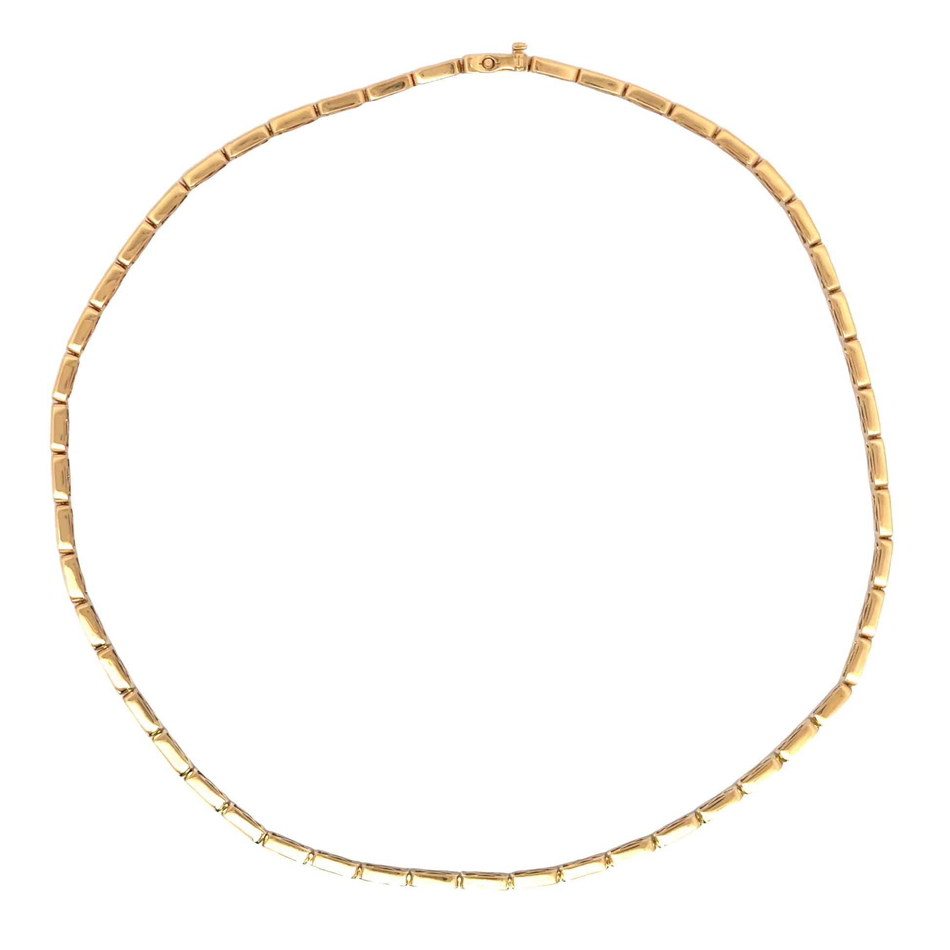 Yellow Gold Bar Necklace – Eirin Jewelry