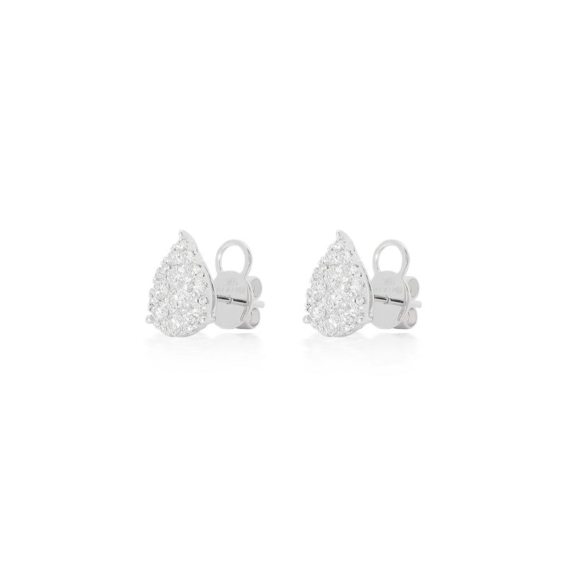 Illusion Teardrop Stud Earrings