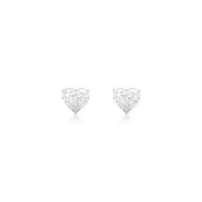 Lab-grown Heart Stud Earrings (1.08ct)